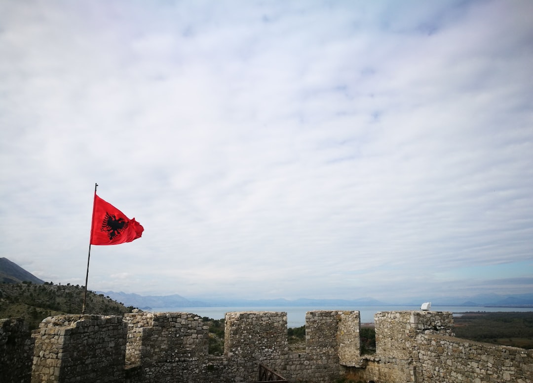 Photo Albanian flag