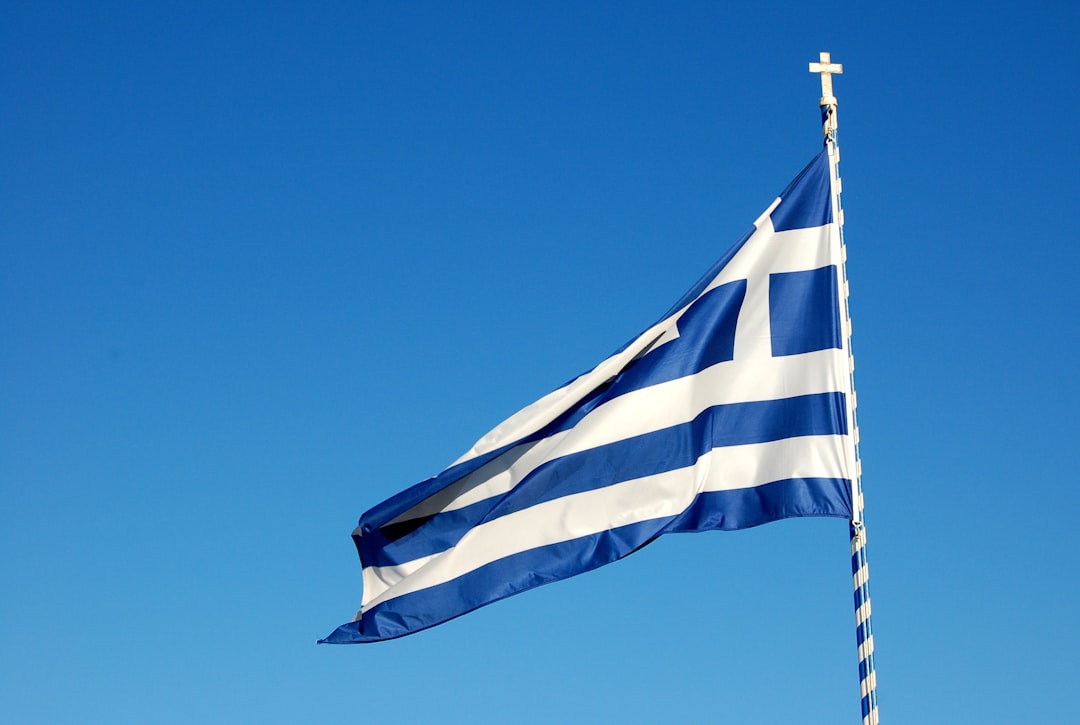 Photo Greek flag